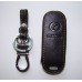 Кожаный чехол на ключ Mazda M2/M3/M6/CX-5/CX-7 (смарт) 3  кнопки